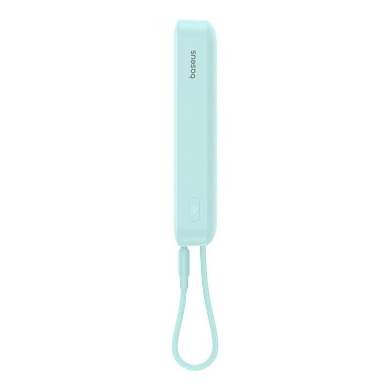 Spoljna baterija Wireless Baseus Magnetic Mini, 10000mAh, 20W, PD + FQI, 1 x Lightning - 1 x QI - 1 x USB-C, Zelena P10022109333-00