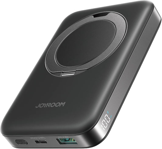 Spoljna bežična baterija Joyroom JR-PBM12, 10000mAh, 22.5W, QC + PD + FQI, 1 x QI - 1 x USB-A - 1 x USB-C, Crna