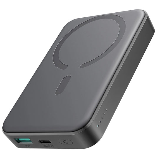 Spoljna Bežična Baterija Joyroom JR-W020, 10000mAh, 20W, QC + PD + FQI, 1 x QI - 1 x USB-A - 1 x USB-C, Crna