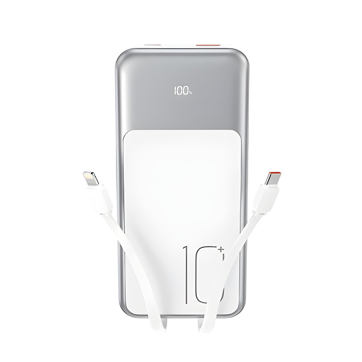 Spoljna baterija XO Design PR248, 10000mAh, 22.5W, QC + PD, 1 x Lightning - 1 x USB-A - 2 x USB-C, Bela