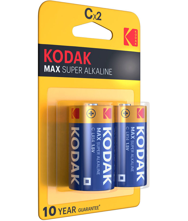Baterija Kodak Max Super Alkaline, LR14, Set 2 komada