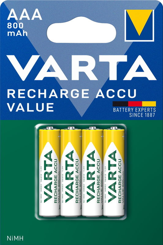 Baterija Punjiva Varta Professional, AAA / LR3, 800mAh, Set 4 komada