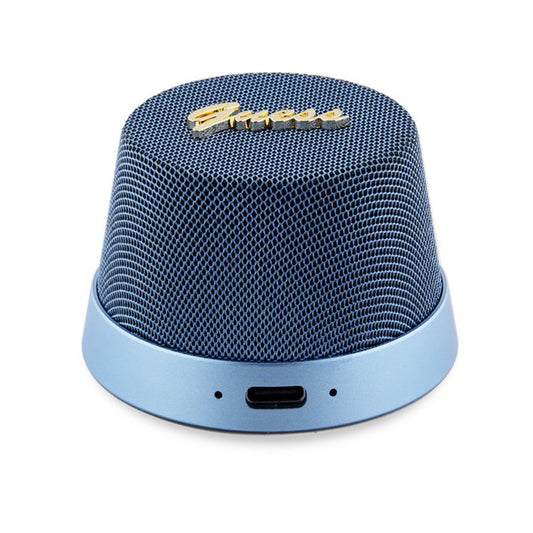 Prenosivi Bluetooth Zvučnik Guess Stand Magnetic Script Metal, 3W, Plavi