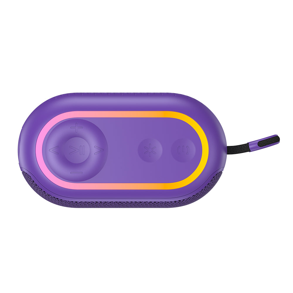 Prenosni Bluetooth zvučnik HAVIT SK809BT, 7W, RGB, Vodootporan, Ljubičasti