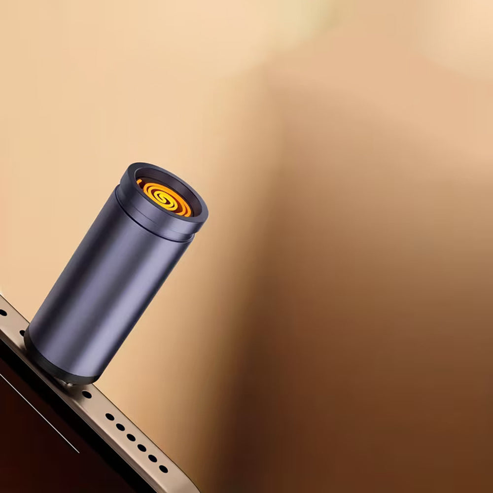 Električni upaljač Techsuit SmokeX ML1, USB-C, Sivi