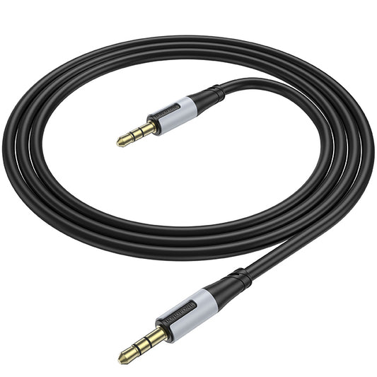 Audio kabl 3.5mm - 3.5mm Borofone BL19 Creator, 1m, Crni