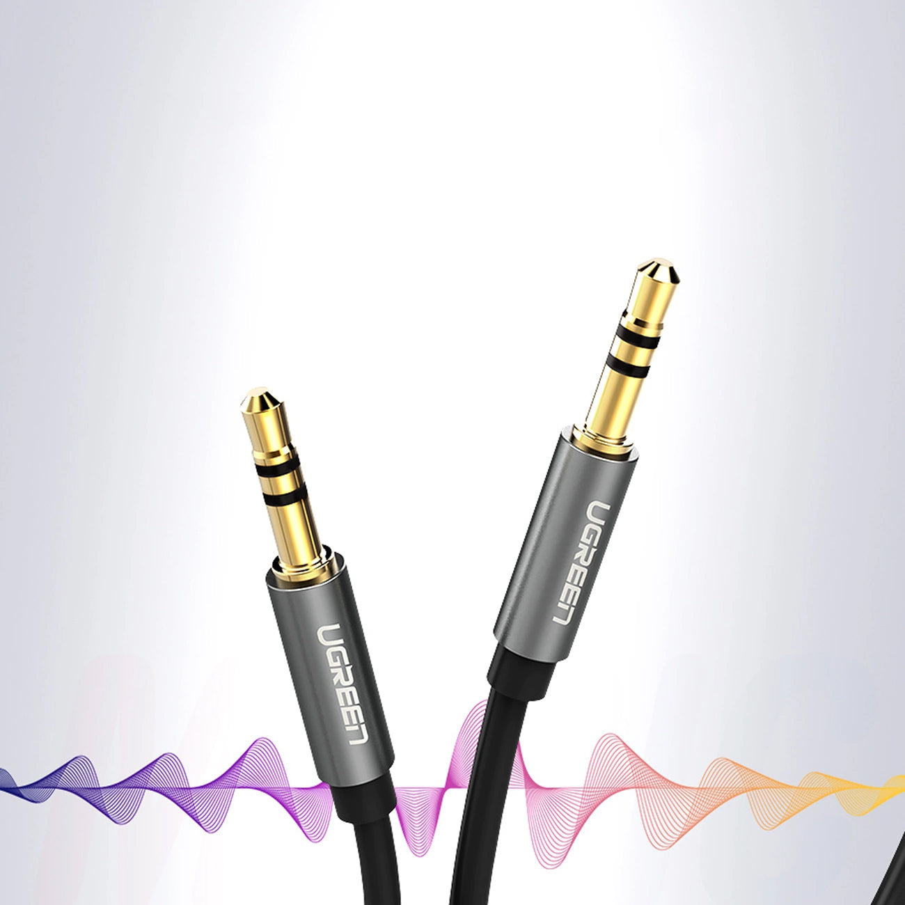 Audio kabl 3.5mm - 3.5mm UGREEN AV119, 1m, Crni