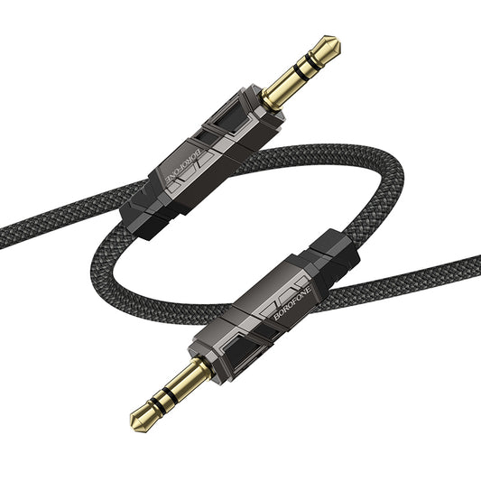 Audio kabl 3.5mm - 3.5mm Borofone BL22 Dignity, 1m, Crni