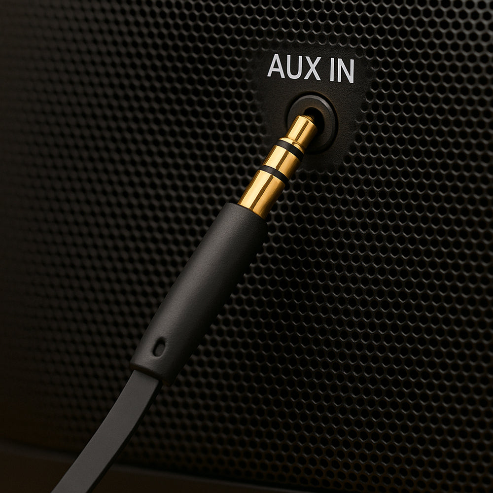 Audio kabl 3.5mm - 3.5mm Fixed, 1m, Crni