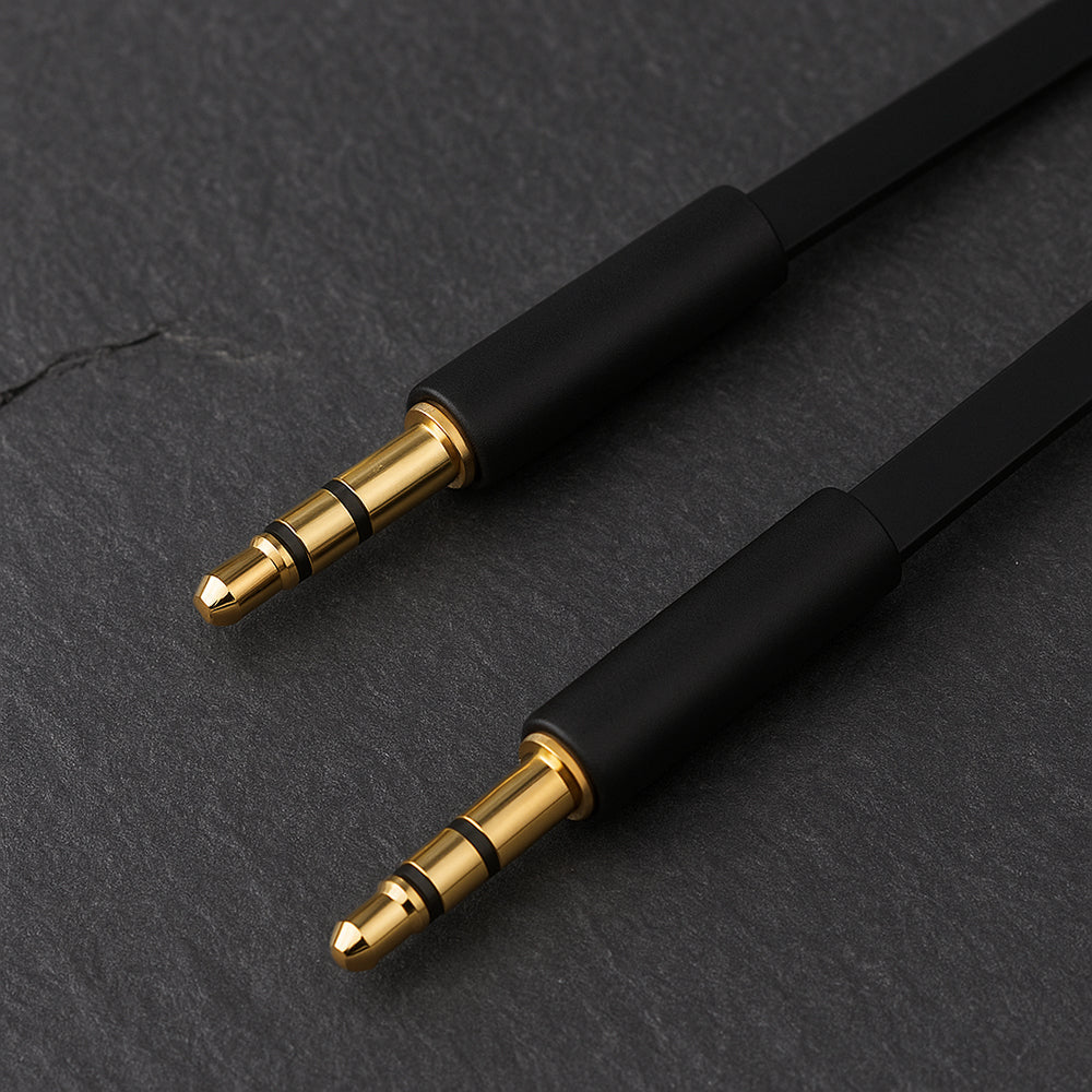 Audio kabl 3.5mm - 3.5mm Fixed, 1m, Crni
