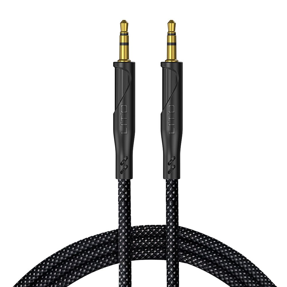 Audio kabl 3.5mm - 3.5mm Lito LA02, 1m, Crni