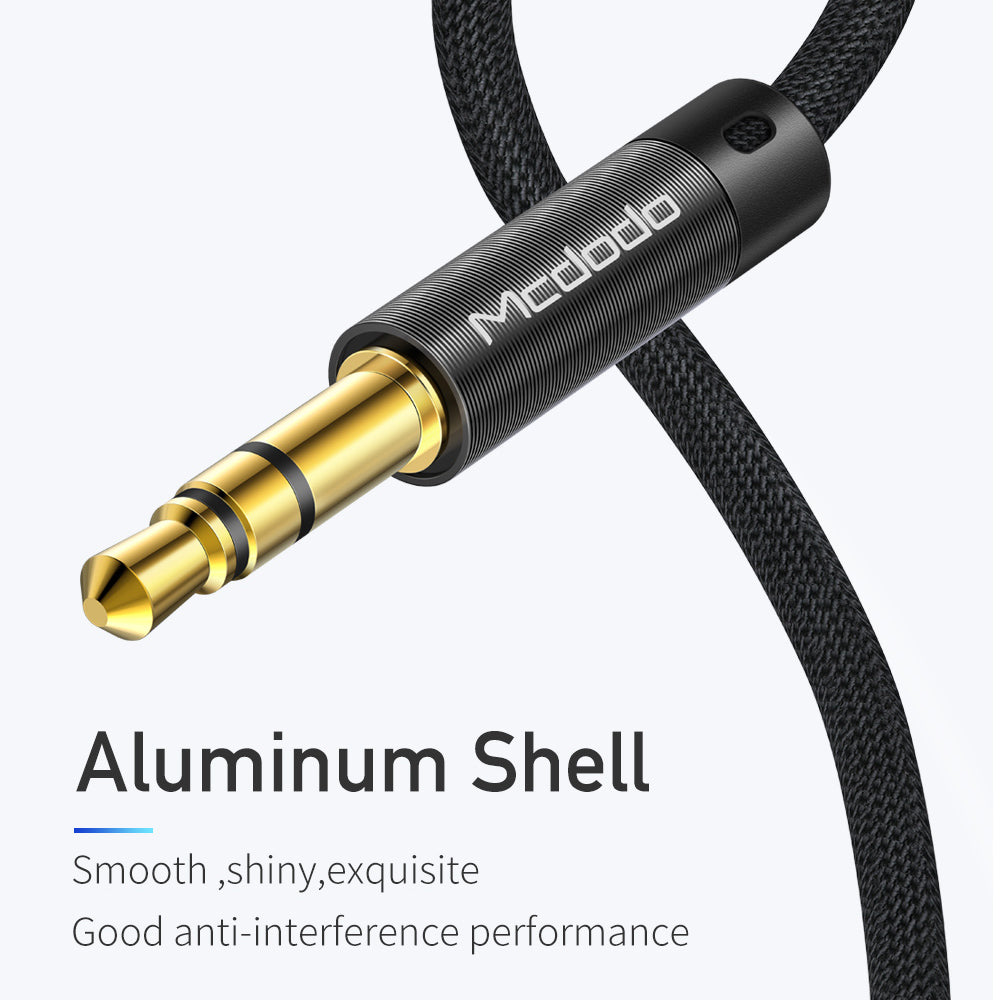 Audio kabl 3.5mm - 3.5mm McDodo CA-6640, 1.2m, Crni