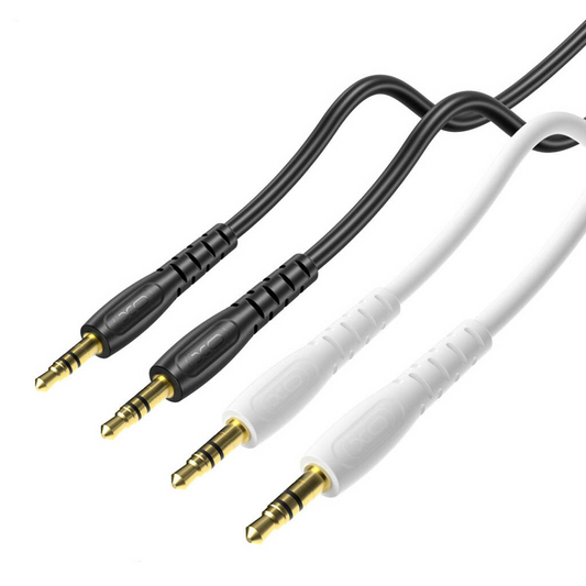 Audio kabl 3.5mm - 3.5mm XO Design NB-R270, 1m, Beli