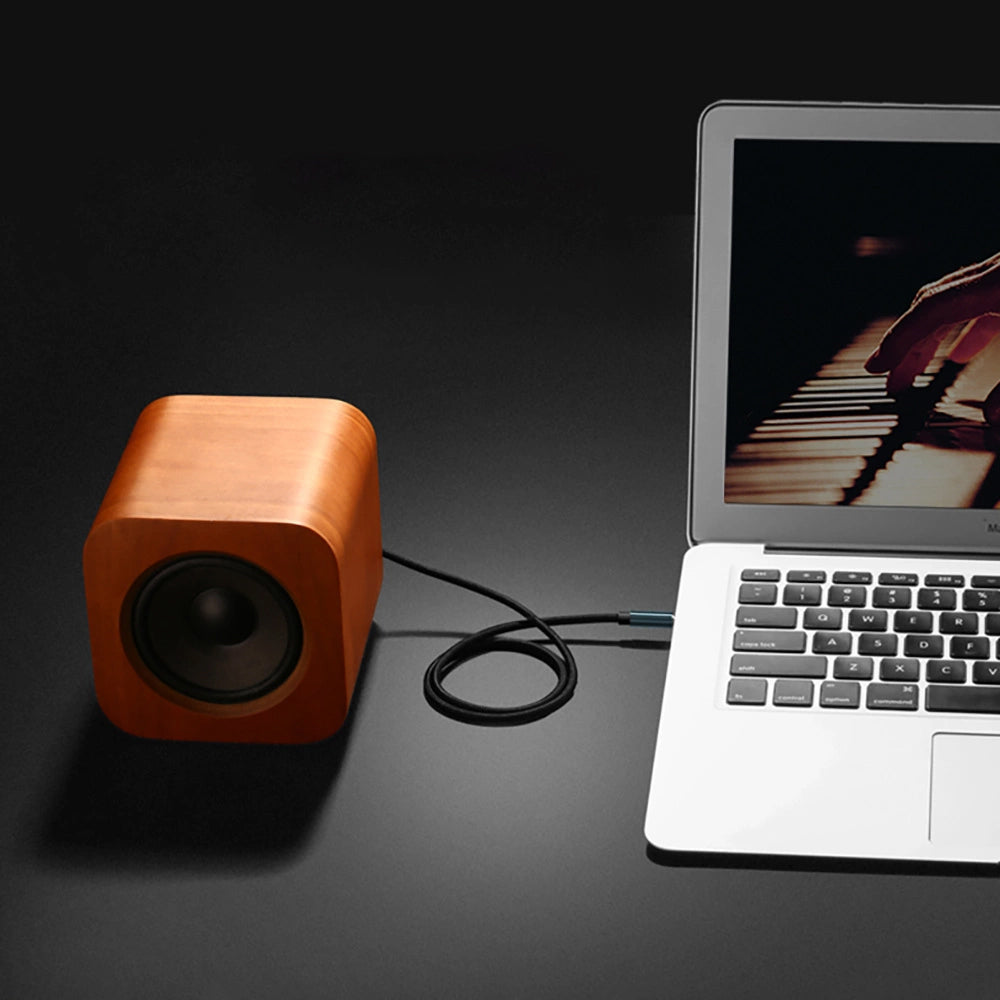 Audio kabl 3.5mm - 3.5mm UGREEN AV112 Angled, 1m, Plavi