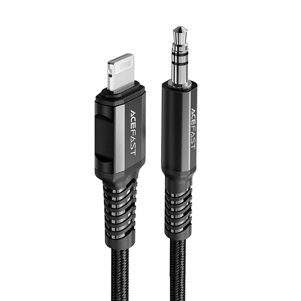 Audio kabl Lightning - 3.5mm Acefast C1-06, 1.2m, Crni