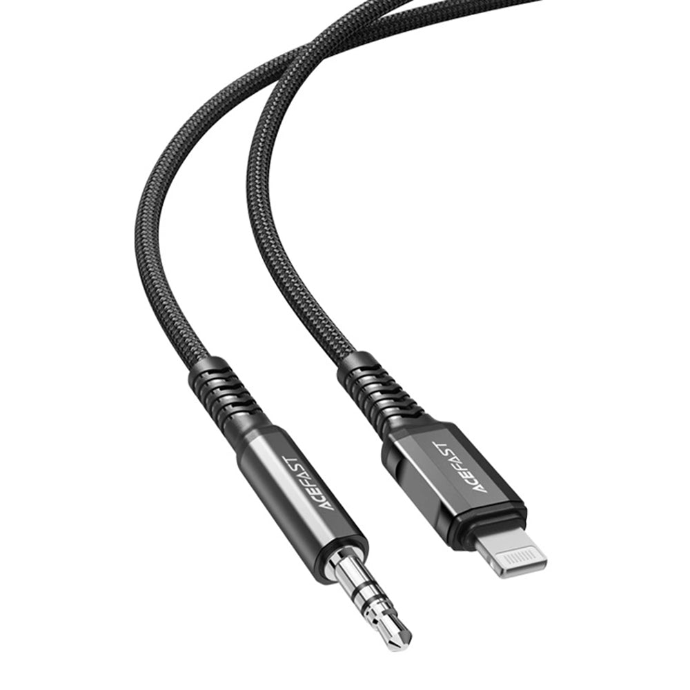 Audio kabl Lightning - 3.5mm Acefast C1-06, 1.2m, Crni