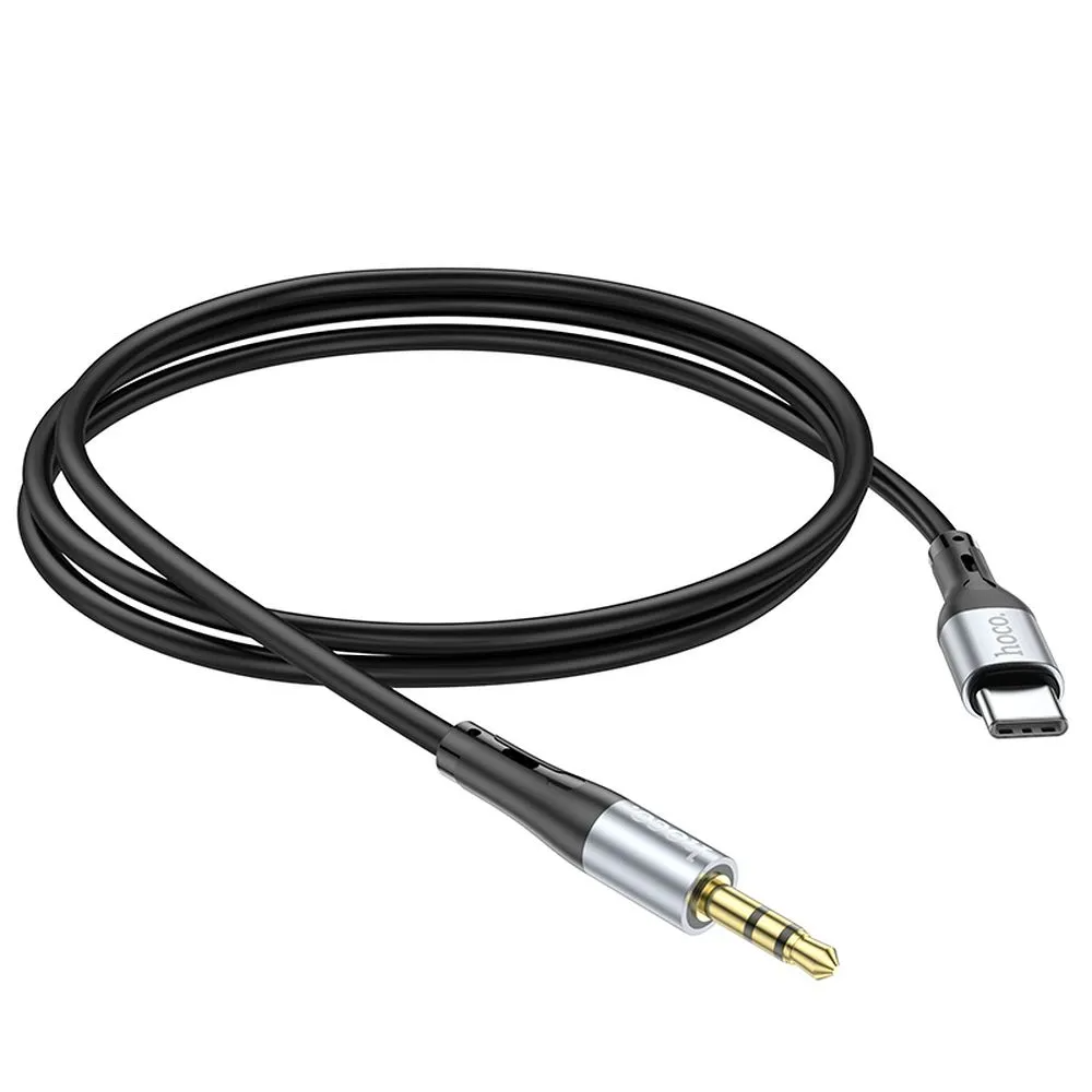 Audio kabl USB-C - 3.5mm HOCO UPA22, 1m, Crni