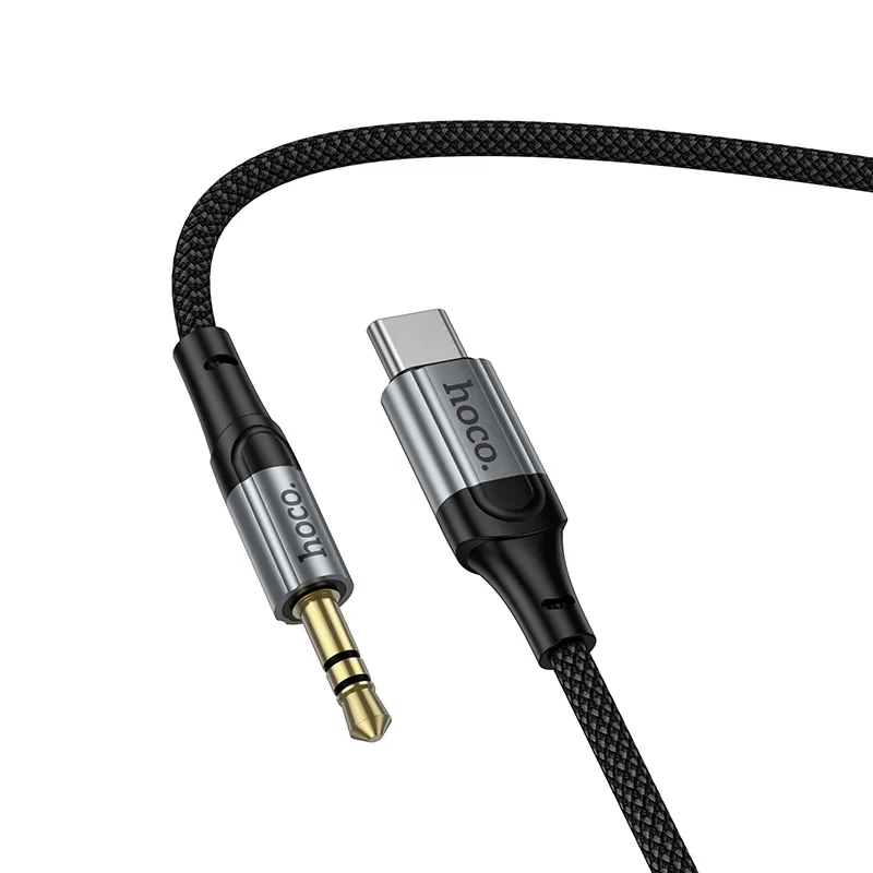 Audio kabl USB-C - 3.5mm HOCO UPA33B, 1.5m, Crni