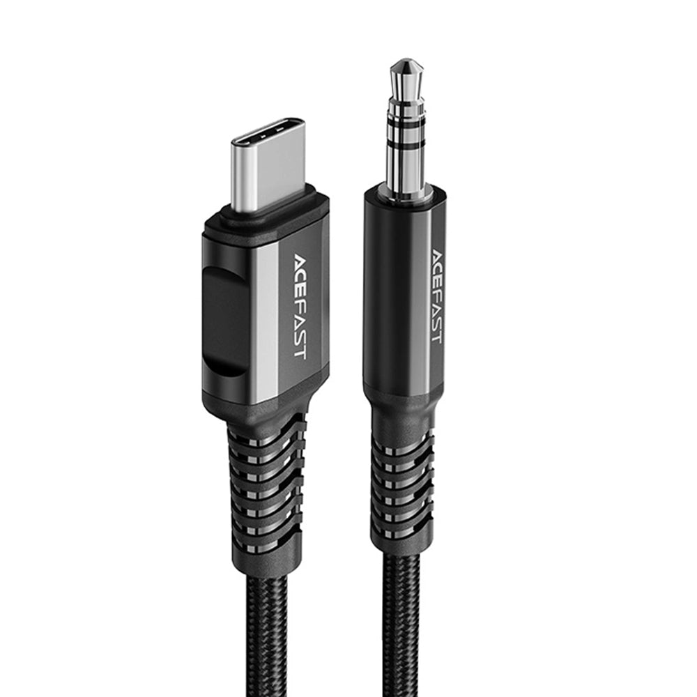 Audio kabl USB-C - 3.5mm Acefast C1-08, 1.2m, Crni