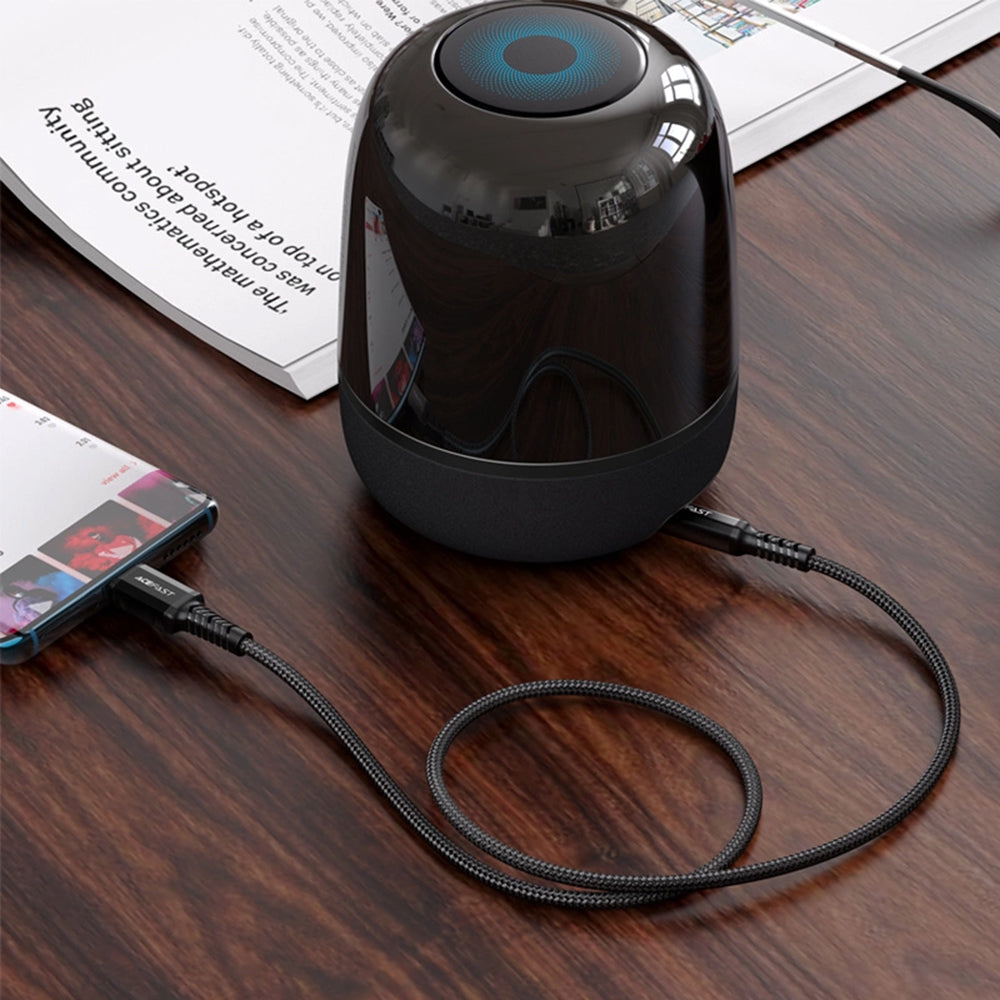 Audio kabl USB-C - 3.5mm Acefast C1-08, 1.2m, Crni