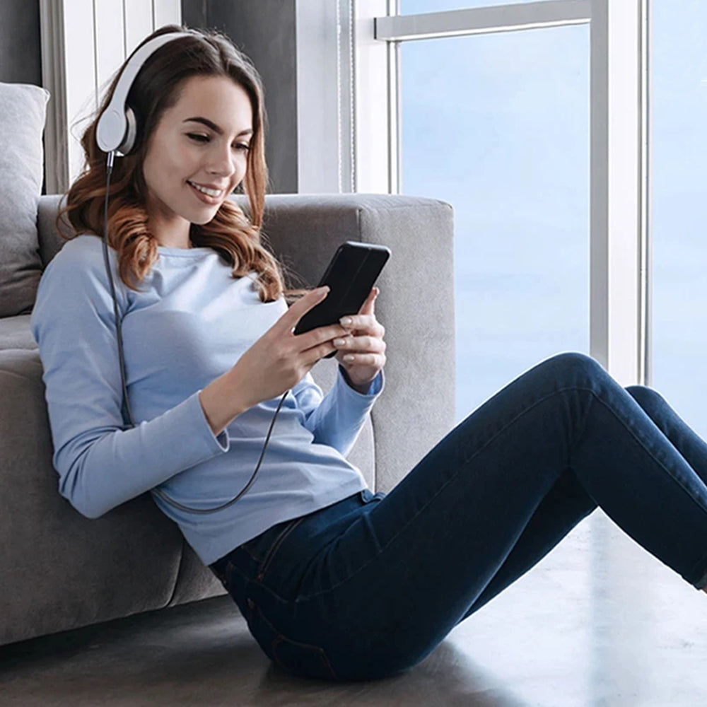 Audio kabl USB-C - 3.5mm Techsuit AC9 SoundShell, 1.5m, Sivi