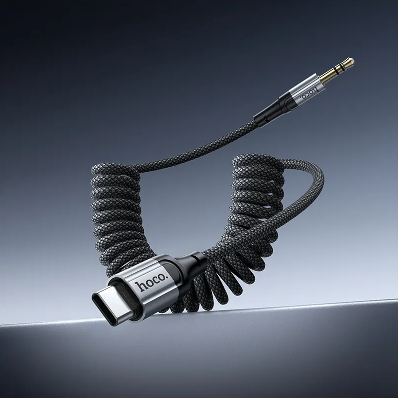 Audio kabl USB-C - 3.5mm HOCO UPA33B, 1.5m, Crni