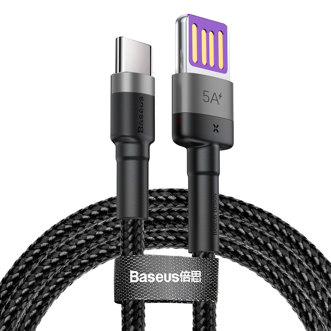 Kabl za podatke i punjenje USB-A - USB-C Baseus Cafule Special Edition, 40W, 1m, Sivi CATKLF-PG1