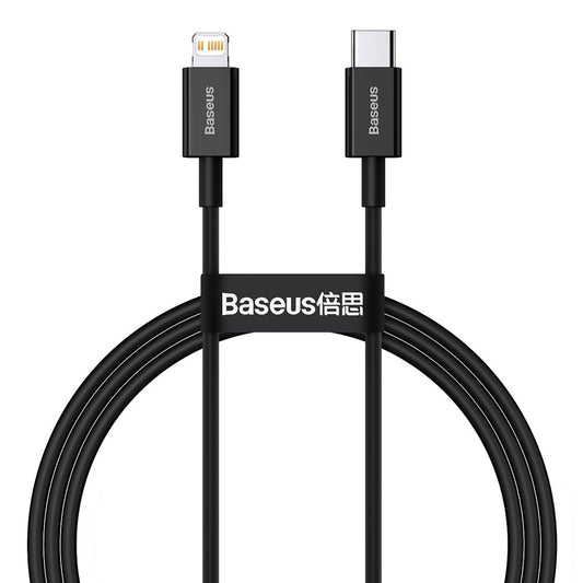 Kabl za Prenos Podataka i Punjenje USB-C - Lightning Baseus Superior Series, 20W, 1m, Crni CATLYS-A01