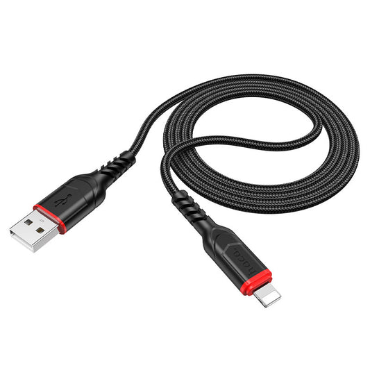 Kabl za podatke i punjenje USB-A - Lightning HOCO X59 Victory, 18W, 1m, Crni