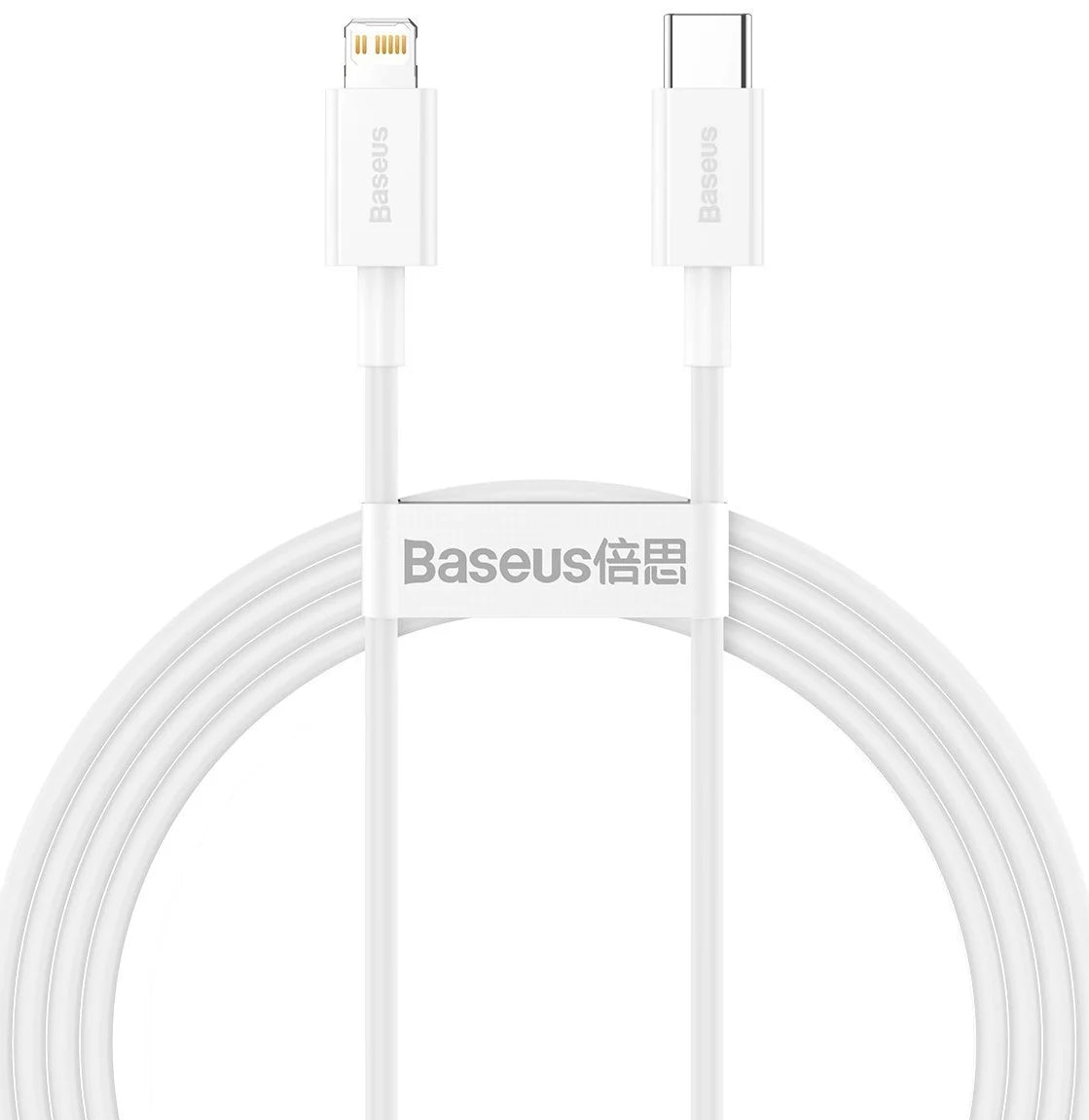 Kabl za Prenos Podataka i Punjenje USB-C - Lightning Baseus Superior Series, 20W, 1.5m, Beli CATLYS-B02