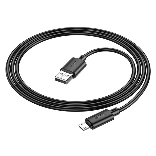 Kabl za Prenos Podataka i Punjenje USB-A - microUSB HOCO X88, 18W, 1m, Crni