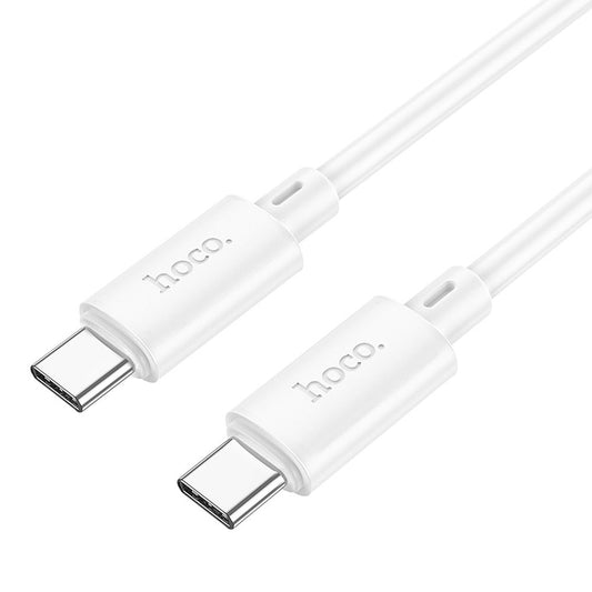Kabl za Prenos Podataka i Punjenje USB-C - USB-C HOCO X88, 60W, 1m, Beli