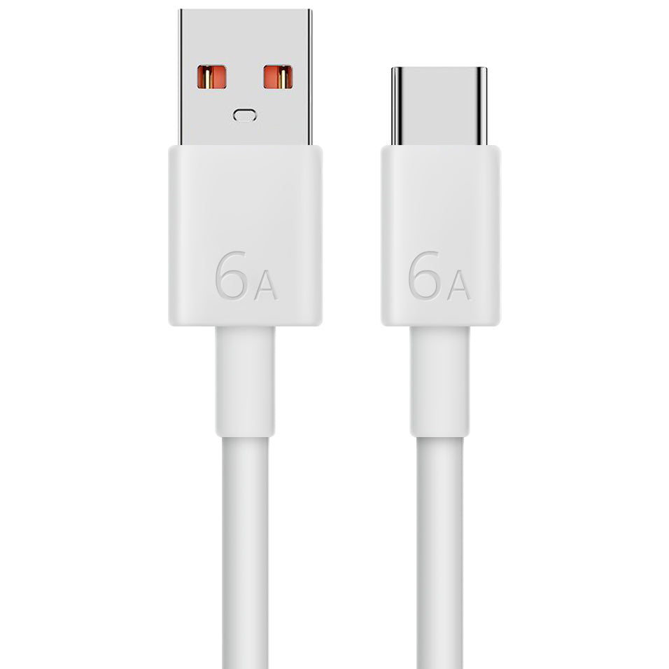 Kabl za Prenos Podataka i Punjenje USB-A - USB-C Huawei, 66W, 1m, Beli 04072004