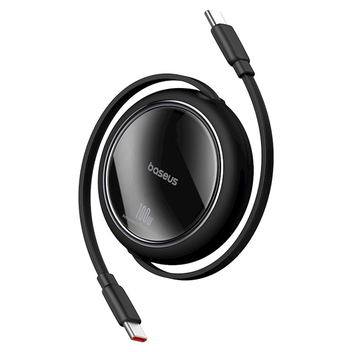 Kabl za Prenos Podataka i Punjenje USB-C - USB-C Baseus Free2Draw Mini Povlačni, 100W, 1m, Crni P10364500111-00