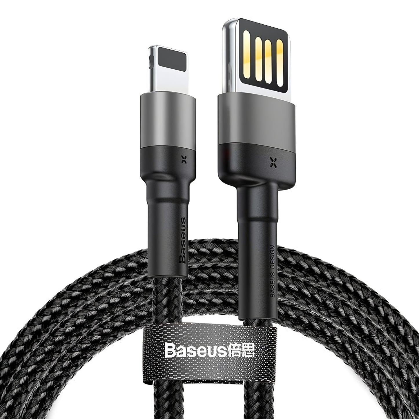 Kabl za podatke i punjenje USB-A - Lightning Baseus Cafule Special Edition, 18W, 2m, Sivi CALKLF-HG1