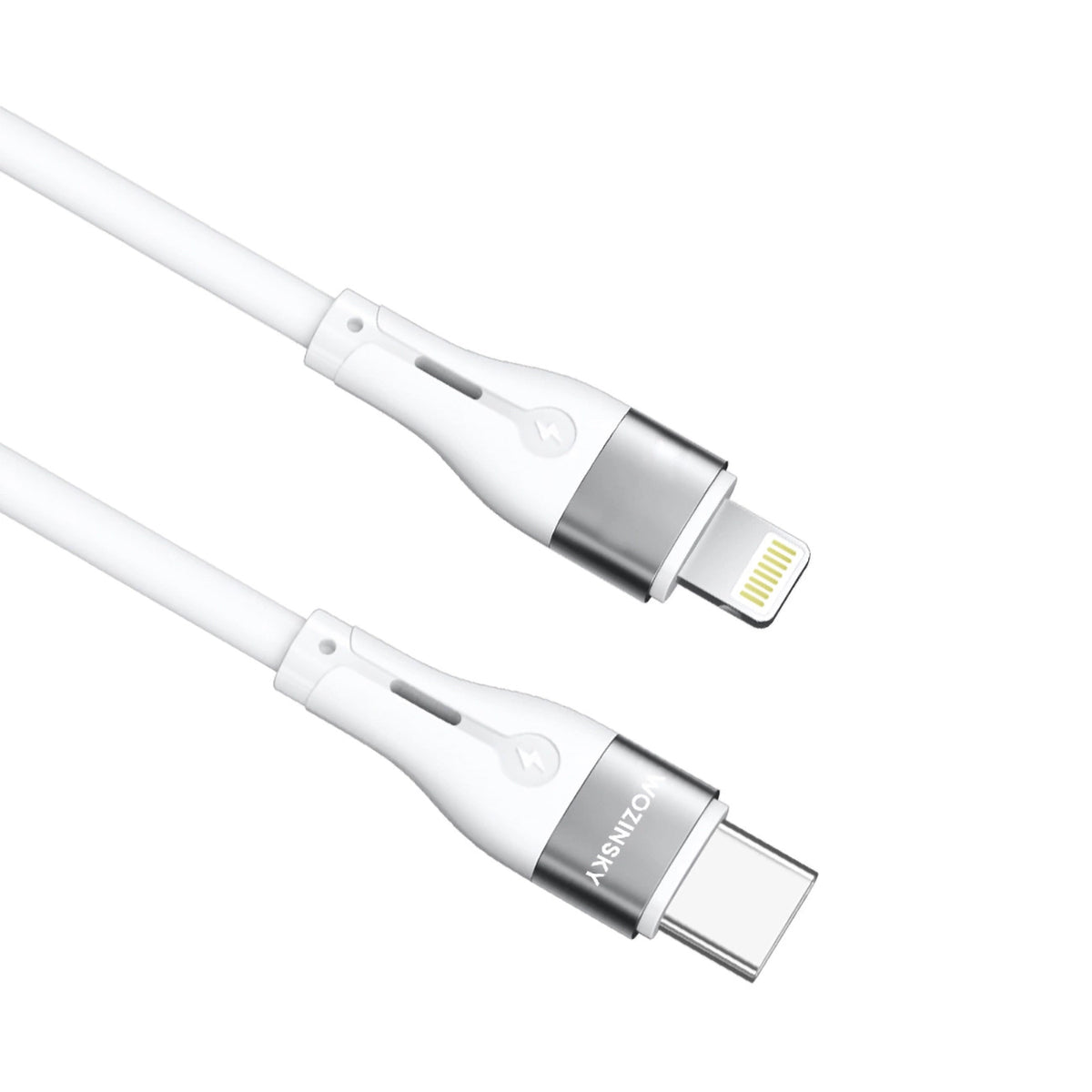 Kabl za podatke i punjenje USB-C - Lightning WZK WSTCL1, 27W, 1m, Beli