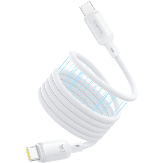 Kabl za podatke i punjenje USB-C - USB-C Baseus PicoGo, 240W, 1m, Beli P10376800211-00