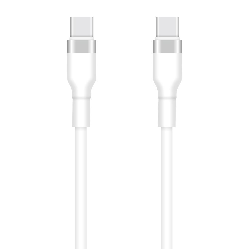 Kabl za podatke i punjenje USB-C - USB-C Setty, 60W, 1m, Beli