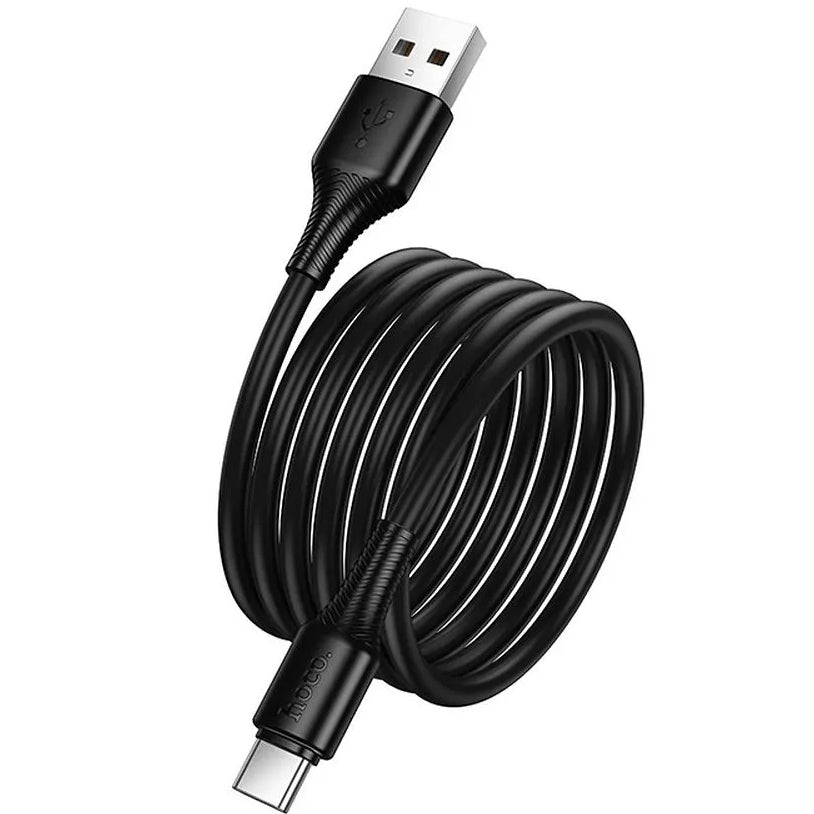 Kabl za Prenos Podataka i Punjenje USB-A - USB-C HOCO X120, 60W, 1m, Crni