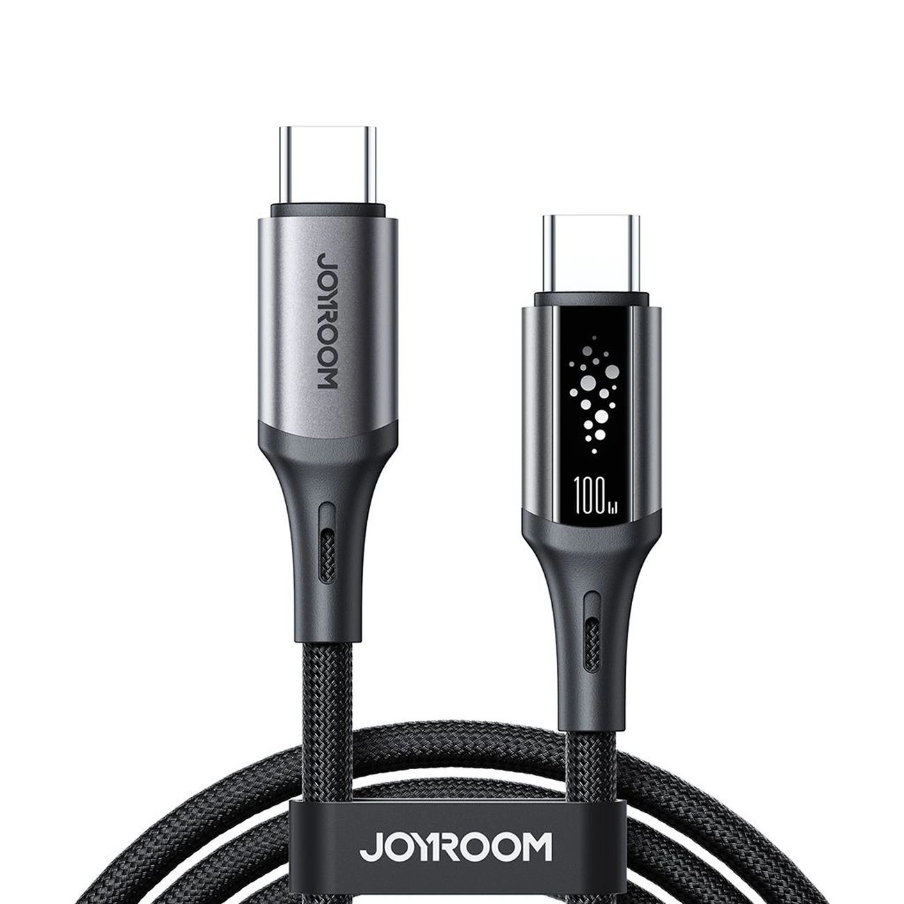 Kabl za prenos podataka i punjenje USB-C - USB-C Joyroom S-A60 StarTalk, 100W, 1.2m, Crni