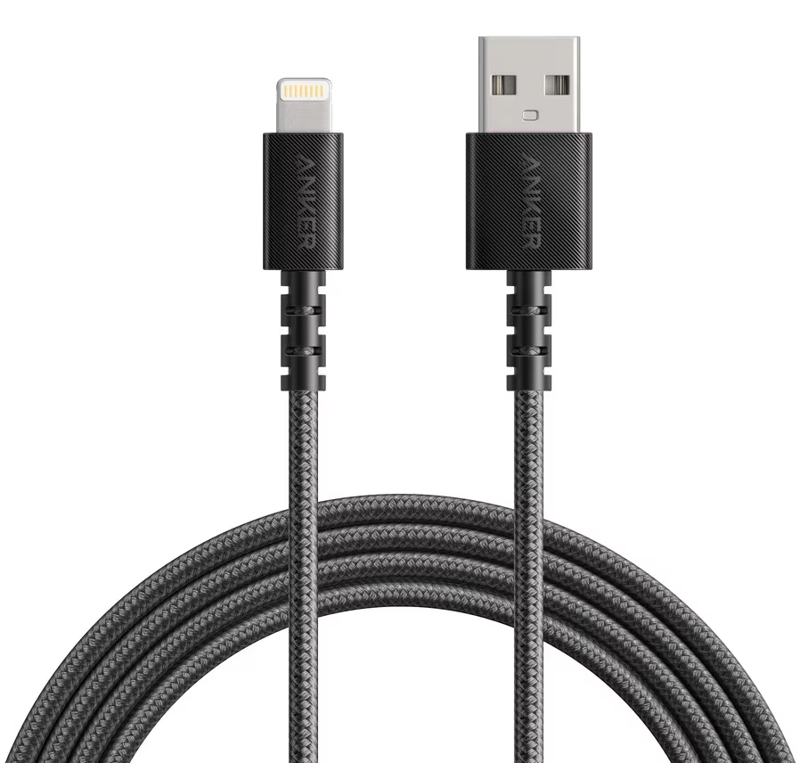 Kabl za podatke i punjenje USB-A - Lightning Anker Powerline Select+, 18W, 1.8m, Crni A8013H12