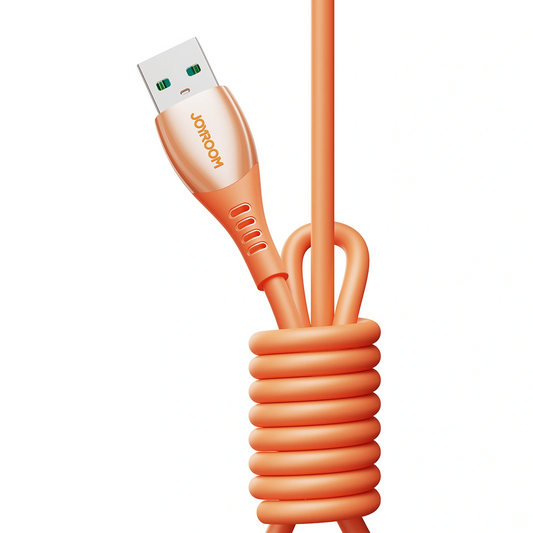 Kabl za prenos podataka i punjenje USB-C - Lightning Joyroom S-A59 Vibrant, 30W, 1.2m, Narandžasti
