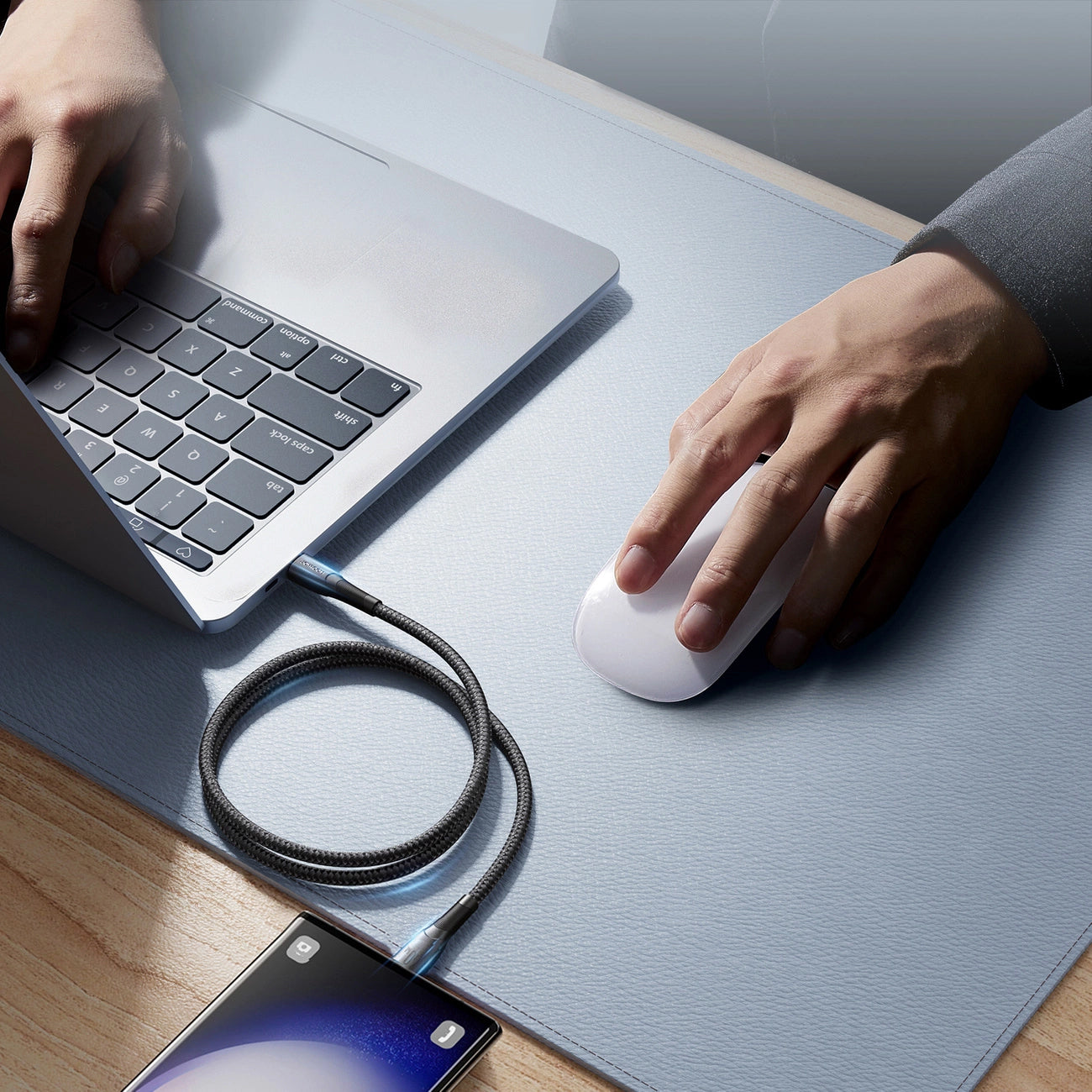 Kabl za podatke i punjenje USB-C - USB-C Joyroom S-A32, 60W, 1m, Crni