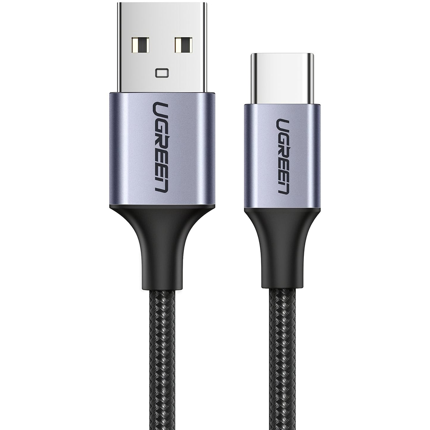 Kabl za Prenos Podataka i Punjenje USB-A - USB-C UGREEN US288, 18W, 3m, Crni