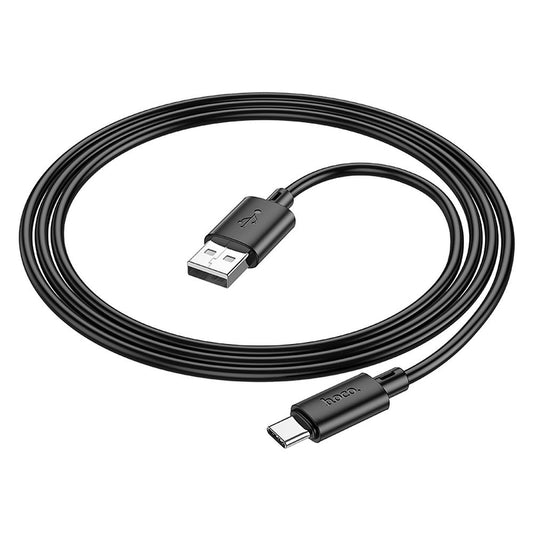 Kabl za Prenos Podataka i Punjenje USB-A - USB-C HOCO X88, 18W, 1m, Crni