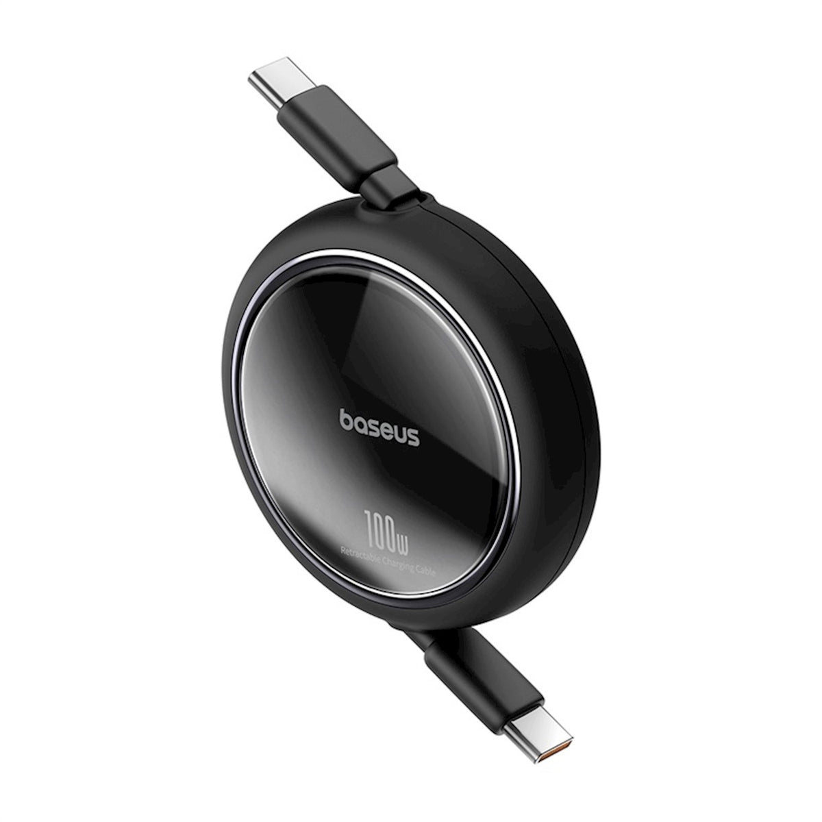 Kabl za Prenos Podataka i Punjenje USB-C - USB-C Baseus Free2Draw Mini Povlačni, 100W, 1m, Crni P10364500111-00