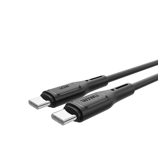 Kabl za Prenos Podataka i Punjenje USB-C - USB-C WiWu Wi-C043E Starlink, 60W, 1m, Crni