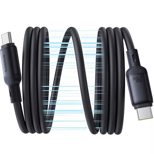 Kabl za podatke i punjenje USB-C - USB-C Baseus PicoGo, 240W, 1m, Crni P10376800121-00