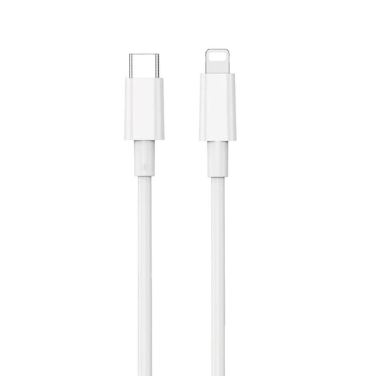 Kabl za podatke i punjenje USB-C - Lightning WiWu Wi-C008, 30W, 1.2m, Beli