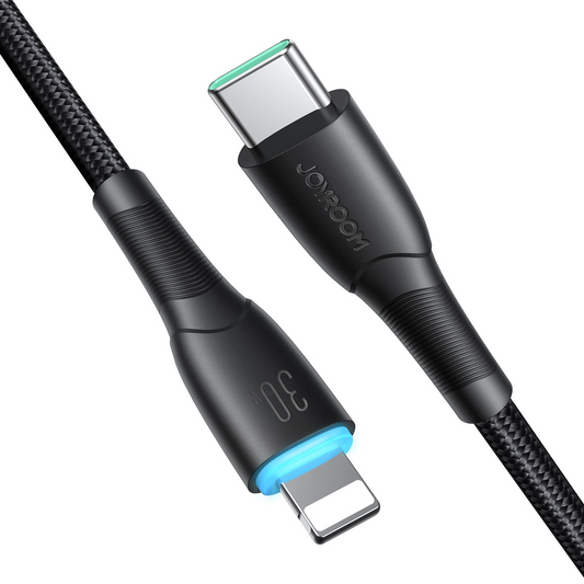 Kabl za podatke i punjenje USB-C - Lightning Joyroom S-A32, 30W, 1m, Crni